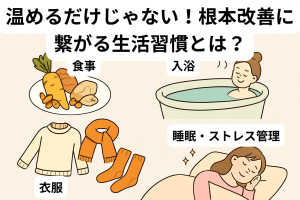 温めるだけじゃない！根本改善に