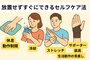 放置せずすぐにできるセルフケア法