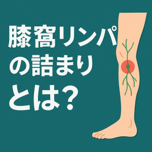 膝窩リンパの詰まりとは？
