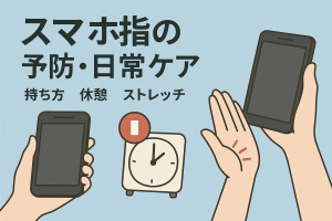 スマホ指とは？原因・主な症状・セルフチェックと効果的な予防・改善法 | 札幌市東区の整体なら「足うら屋」